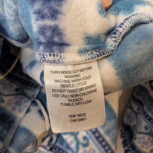 Alfred Dunner Women's L Patterned Fleece Full Zip Sweater - Picture 7 of 14